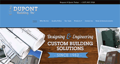 Desktop Screenshot of dupontbuilding.com